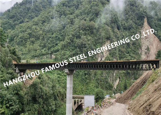 Chine 200 type ruelle Bailey Bridge en acier de double 50 tonnes de construction galvanisée par capacité de charge fournisseur
