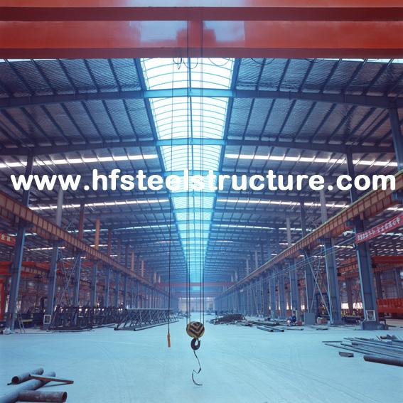 Bâtiments en acier industriels d'atelier d'entrepôt de Pré-Ingénierie élevée de gouttière de grande envergure 16