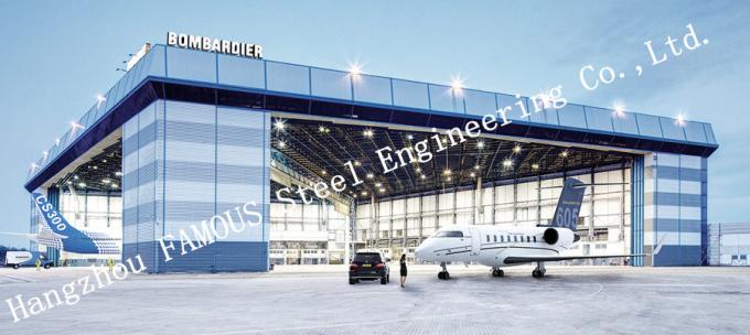 Bâtiments de hangar d'avions de développement d'aéroport, constructions en acier de hangars d'avion 2