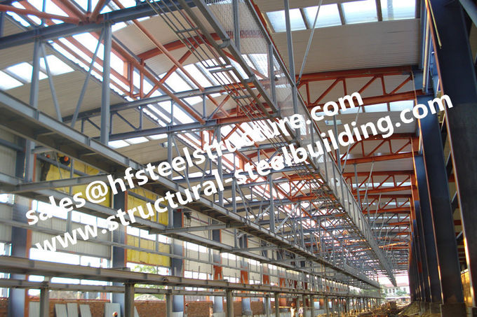 Bâtiments en acier industriels de catégorie de Q235 Q345, bâtiments en acier préfabriqués de construction de site en acier 1