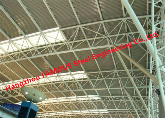 Chine ETFE PTFE a enduit la norme de l'Amérique l'Europe d'auvent de botte de toit de tissu d'acier de construction de membrane de stade fournisseur