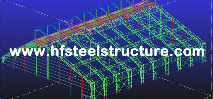 Bâtiment en acier industriel de structure métallique de lumière de bâtiments de grande envergure 3
