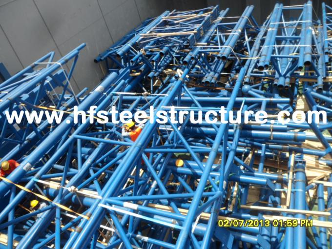 Fabrication en acier industrielle de bâtiments d'usines de textile avec Q235, Q345 2